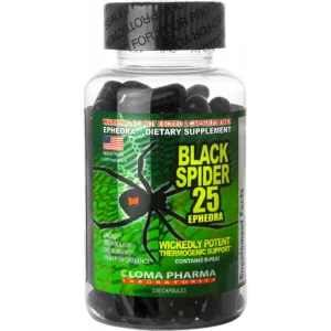 CLOMA PHARMA BLACK SPIDER 100 CAPS | بلاك سبايدر 100 كبسولة