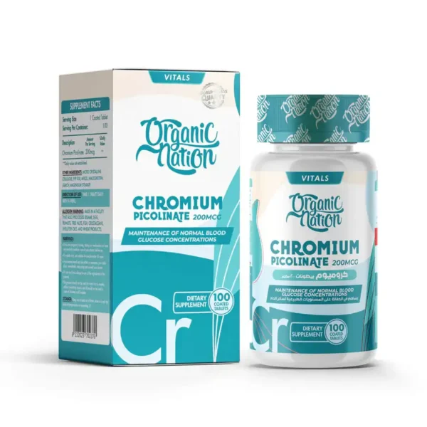 ORGANIC NATION CHROMIUM 100 SERV | كروميوم 100 سيرف