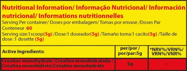 Marvelous Nutrition Creatine Monohydrate