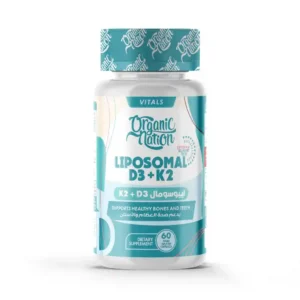 ORGANIC NATION LIPOSOMAL D3 + K2 60 SERV | فيتامين D3 + K2