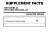 Quamtrax Creatine 100 Serv